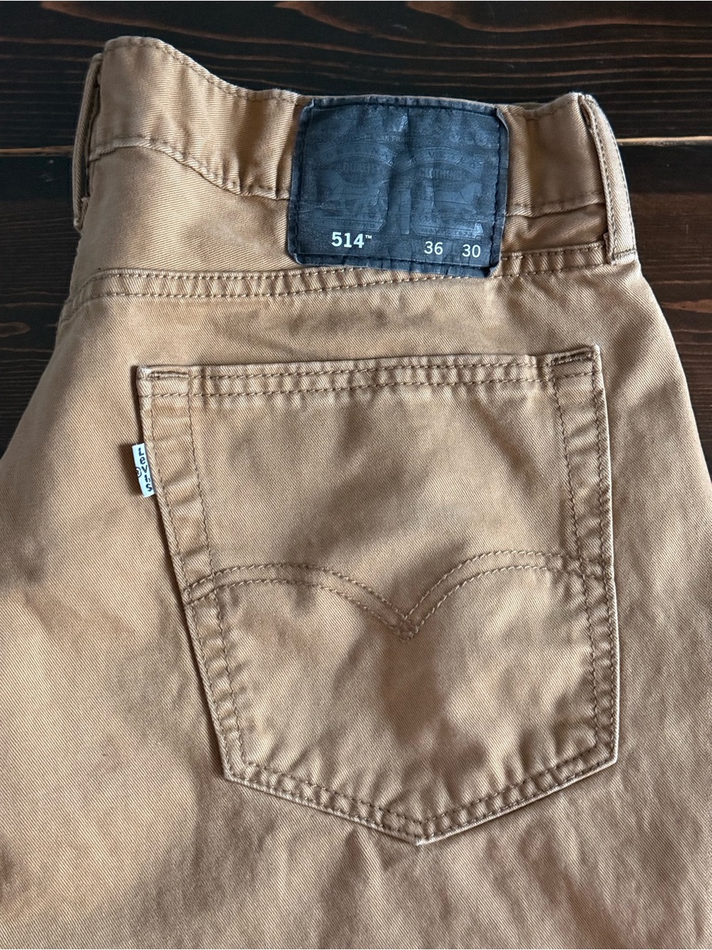 Men’s Levi's 514 Straight Fit Jeans - Tan